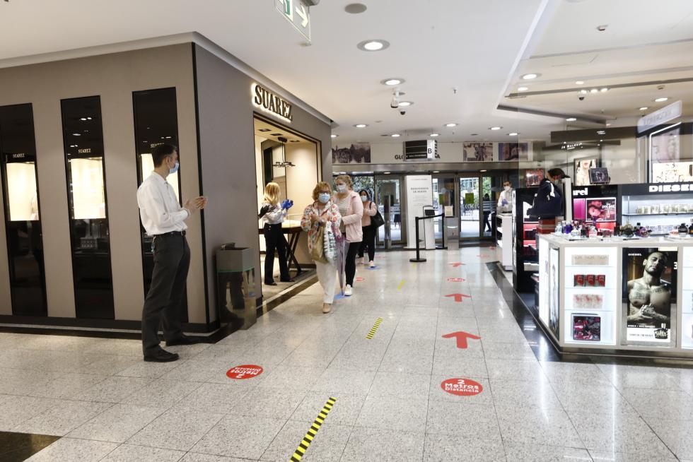 Reapertura del Corte Inglés de Sagasta de Zaragoza.