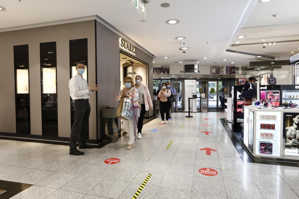 Reapertura del Corte Inglés de Sagasta de Zaragoza.
