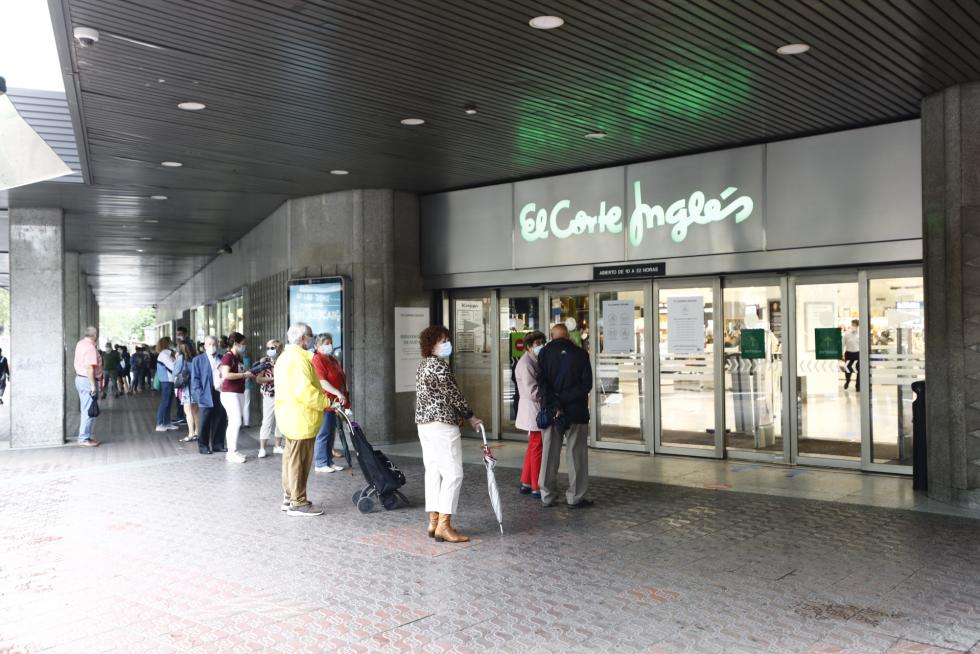 Reapertura del Corte Inglés de Sagasta de Zaragoza.