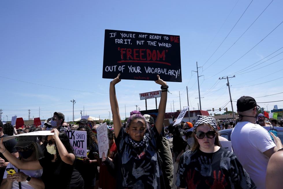 Black Lives Matter protest in Oklahoma City