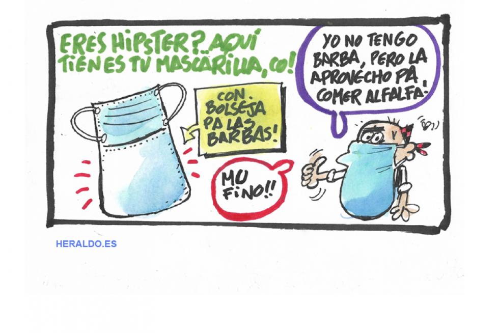 Mascarillas para hipsters