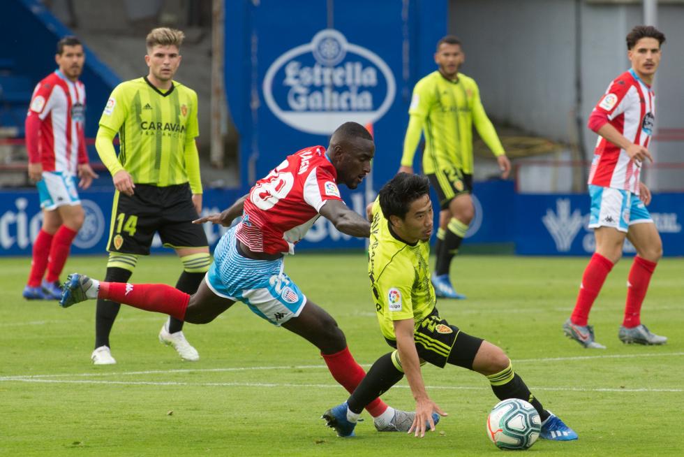 Fotos del partido Lugo-Real Zaragoza, de Segunda División, en el Anxo Carro