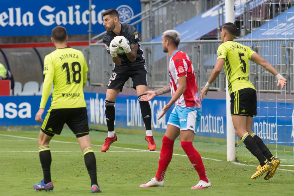 Fotos del partido Lugo-Real Zaragoza, de Segunda División, en el Anxo Carro