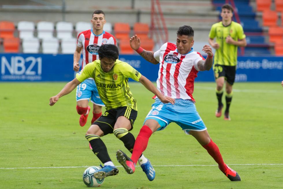Fotos del partido Lugo-Real Zaragoza, de Segunda División, en el Anxo Carro
