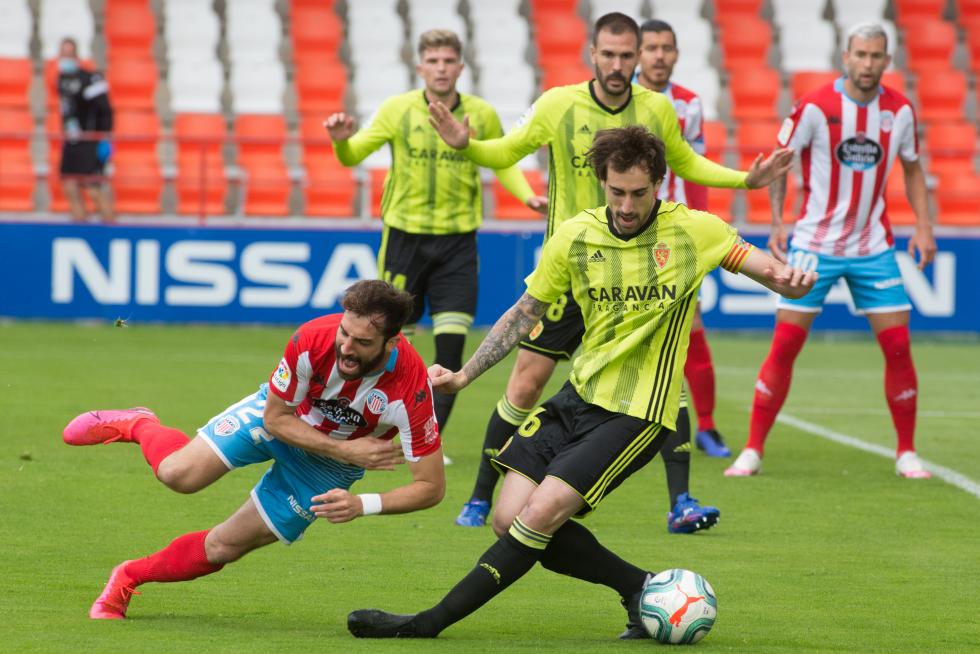 Fotos del partido Lugo-Real Zaragoza, de Segunda División, en el Anxo Carro