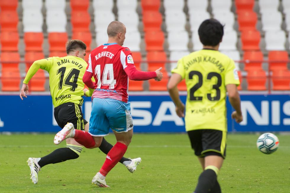 Fotos del partido Lugo-Real Zaragoza, de Segunda División, en el Anxo Carro