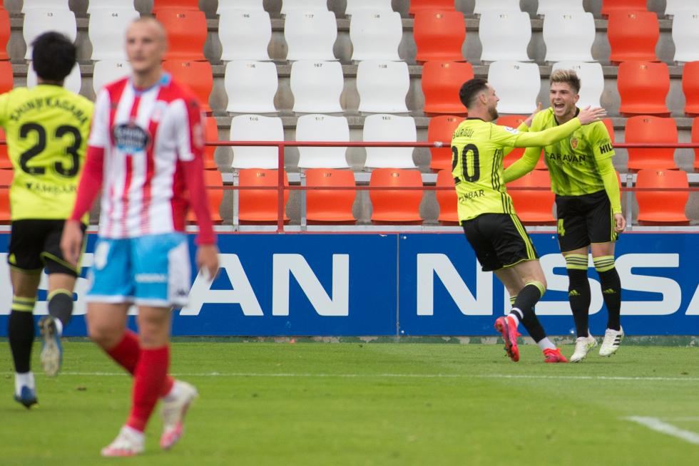 Fotos del partido Lugo-Real Zaragoza, de Segunda División, en el Anxo Carro
