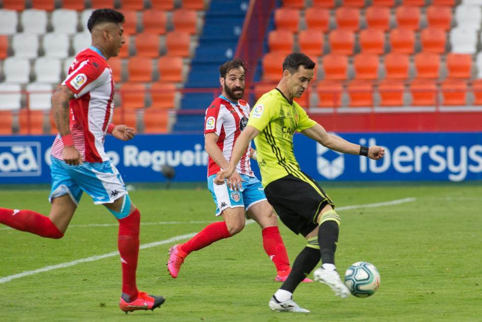 Fotos del partido Lugo-Real Zaragoza, de Segunda División, en el Anxo Carro
