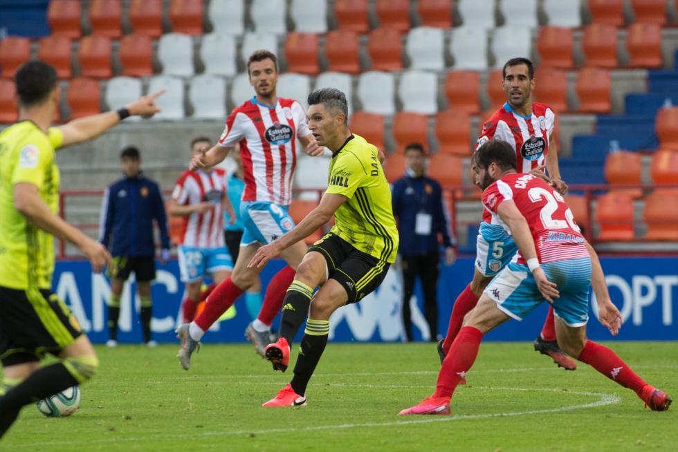 Fotos del partido Lugo-Real Zaragoza, de Segunda División, en el Anxo Carro