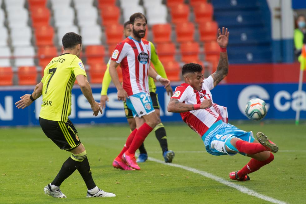 Fotos del partido Lugo-Real Zaragoza, de Segunda División, en el Anxo Carro