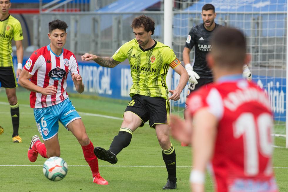 Fotos del partido Lugo-Real Zaragoza, de Segunda División, en el Anxo Carro