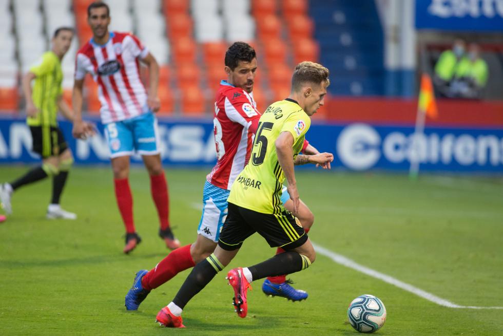 Fotos del partido Lugo-Real Zaragoza, de Segunda División, en el Anxo Carro