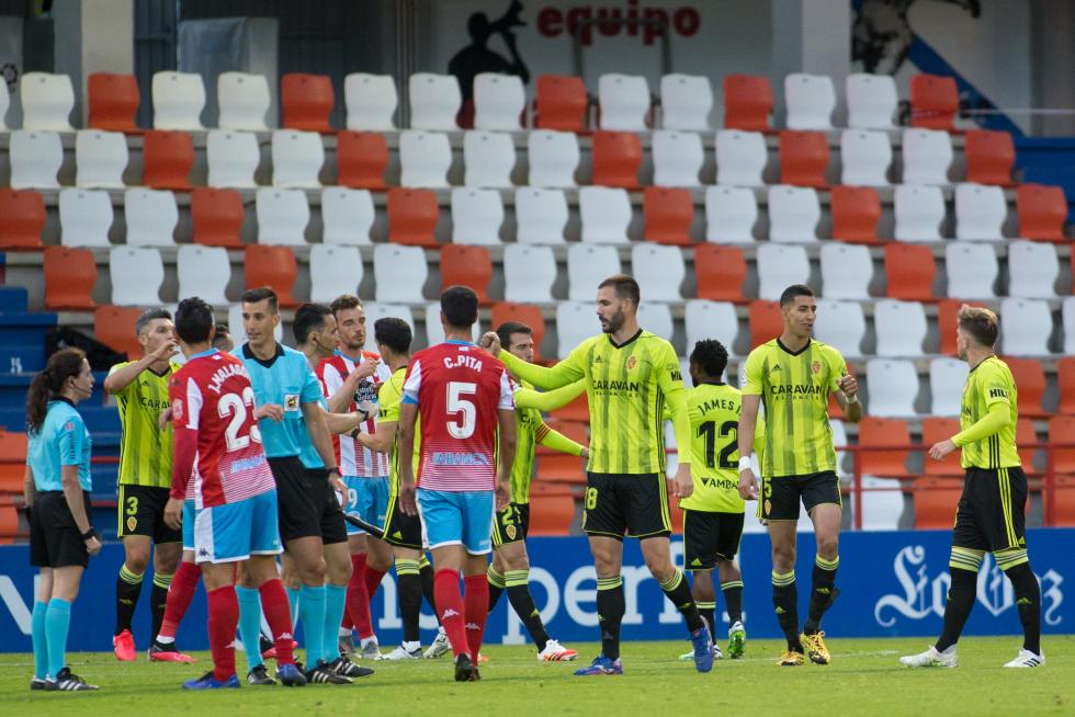 Fotos del partido Lugo-Real Zaragoza, de Segunda División, en el Anxo Carro