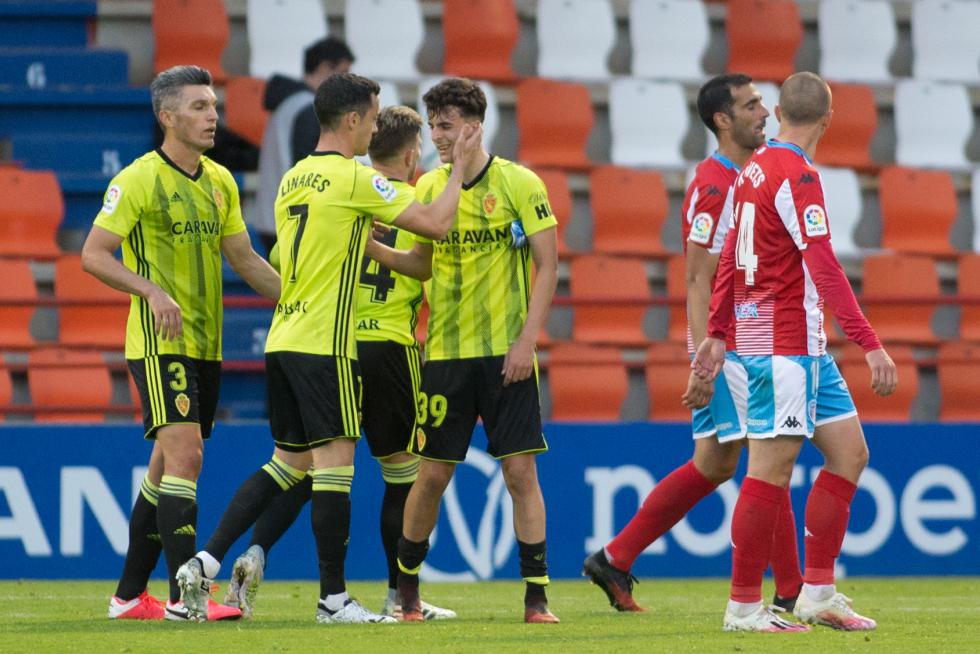 Fotos del partido Lugo-Real Zaragoza, de Segunda División, en el Anxo Carro