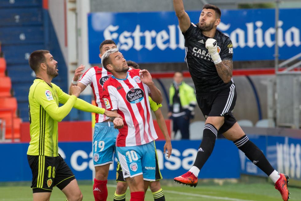 Fotos del partido Lugo-Real Zaragoza, de Segunda División, en el Anxo Carro
