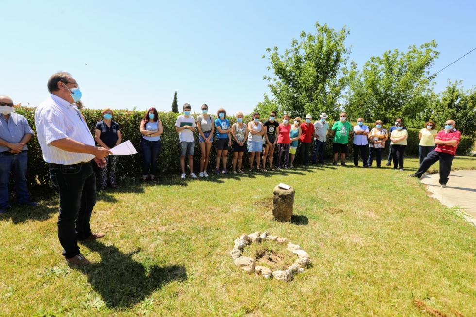 Acto de homenaje en Huerto (Huesca).