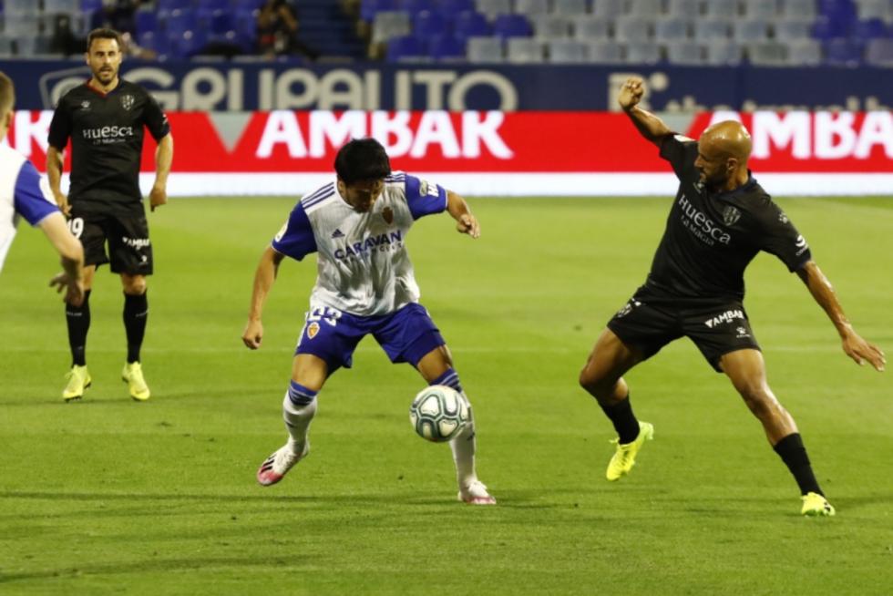 Fotos del partido Real Zaragoza-Huesca en La Romareda