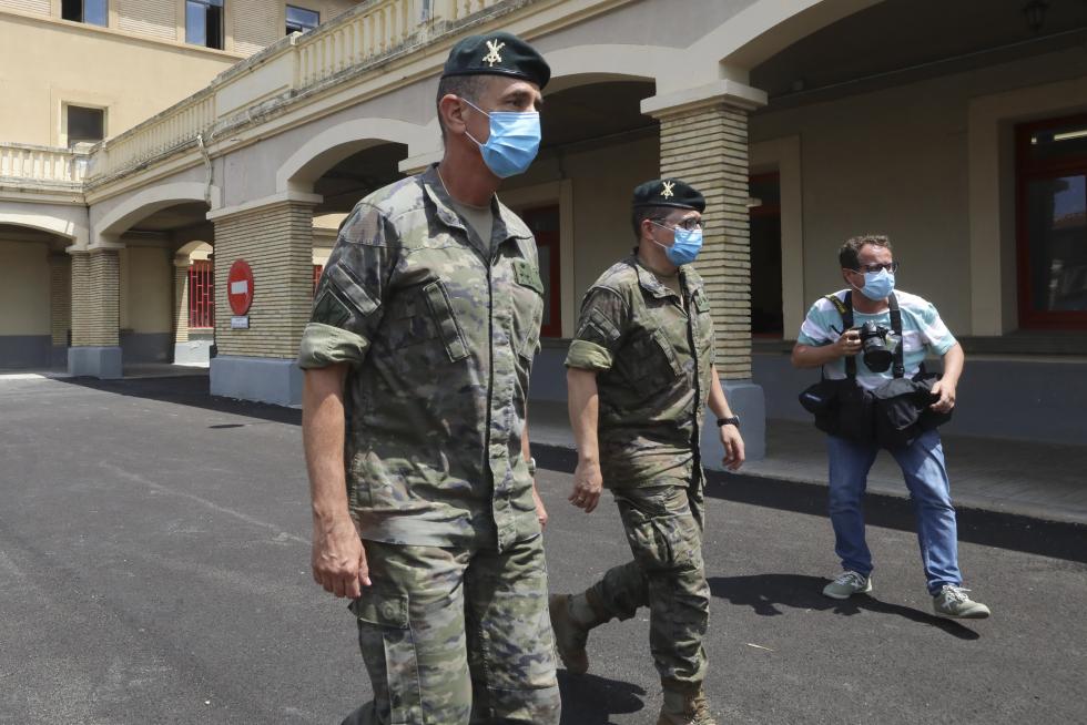 El cuartel general de la División Castillejos ya está operativo en Huesca.