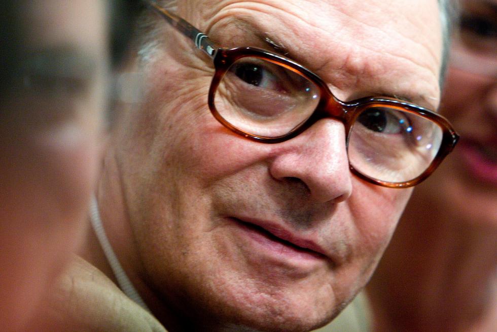 FILE PHOTO: Italian composer Ennio Morricone attends a news conference in Lorca