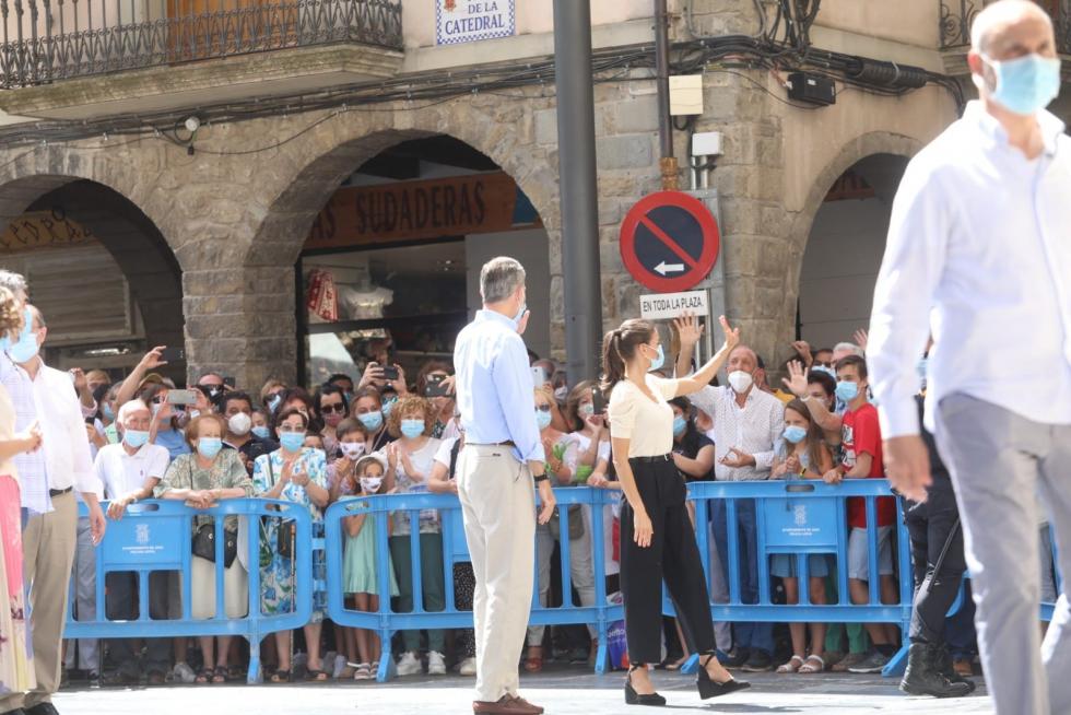 Imágenes de la visita de los Reyes a San Juan de la Peña y a Jaca
