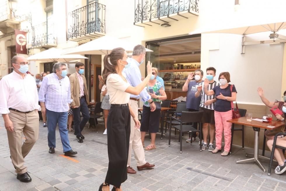 Imágenes de la visita de los Reyes a San Juan de la Peña y a Jaca