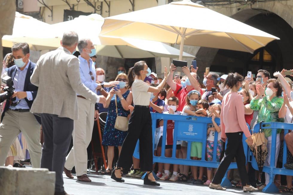 Imágenes de la visita de los Reyes a San Juan de la Peña y a Jaca