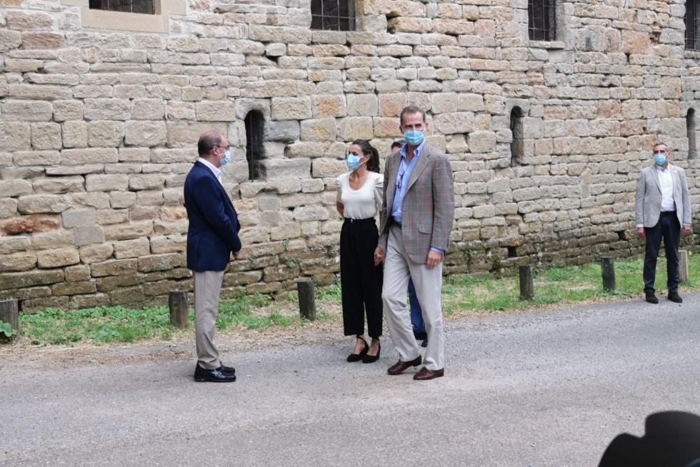 Visita de los Reyes a San Juan de la Peña y Jaca.