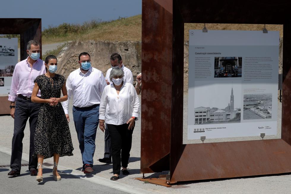 Visita de los Reyes a Asturias en su gira por España