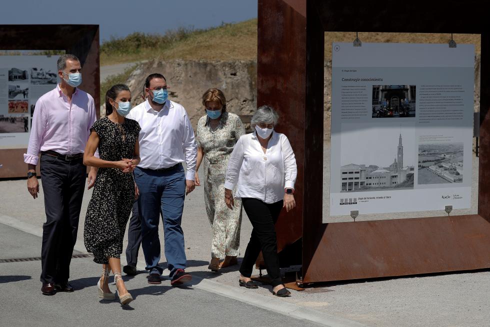 Visita de los Reyes a Asturias en su gira por España