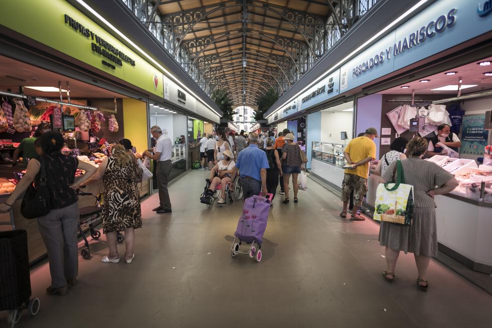 Fotos: El Mercado Central, en la mañana de este sábado | Imágenes