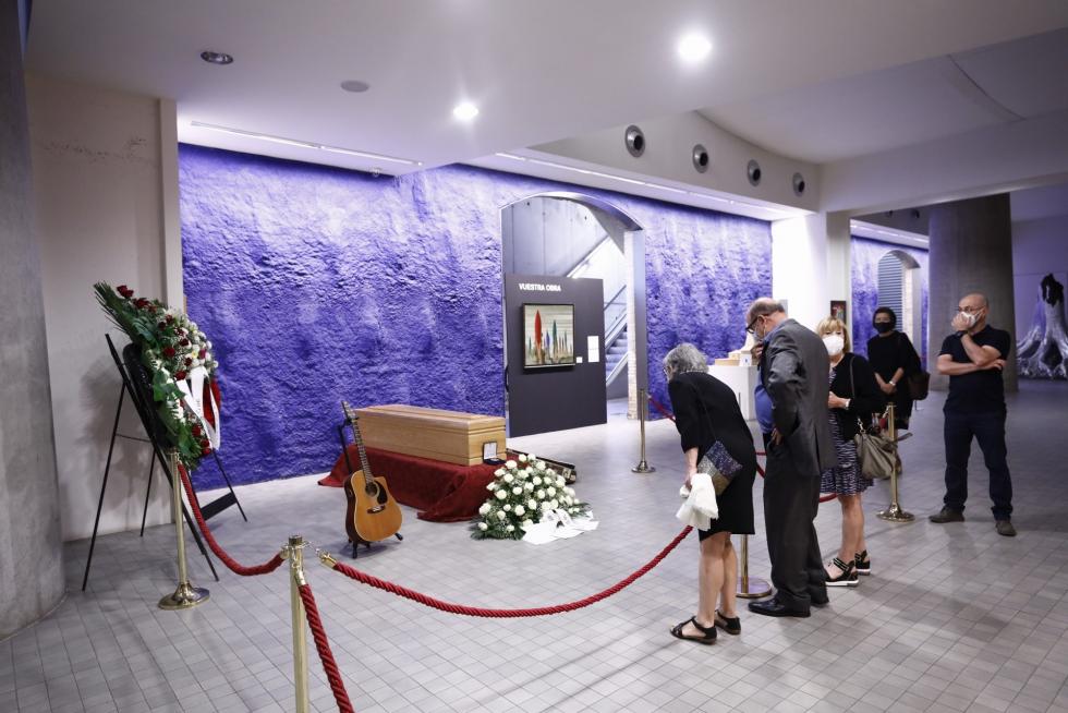 Los aragoneses despiden a Joaquín Carbonell.