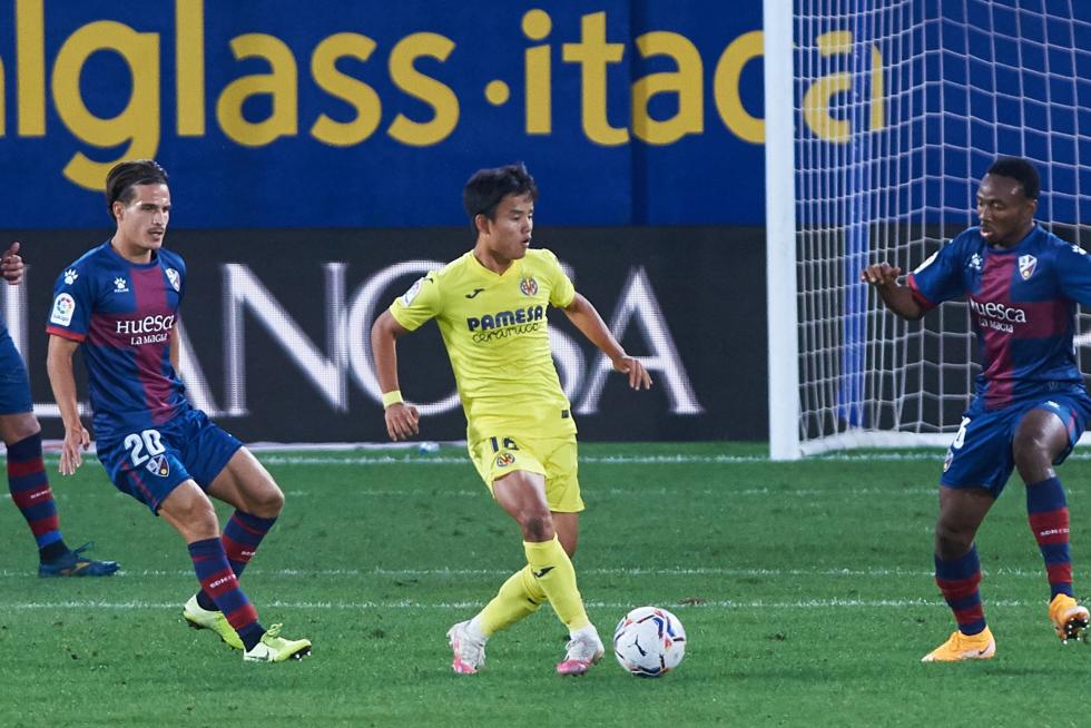 Imágenes del partido Villarreal-Huesca
