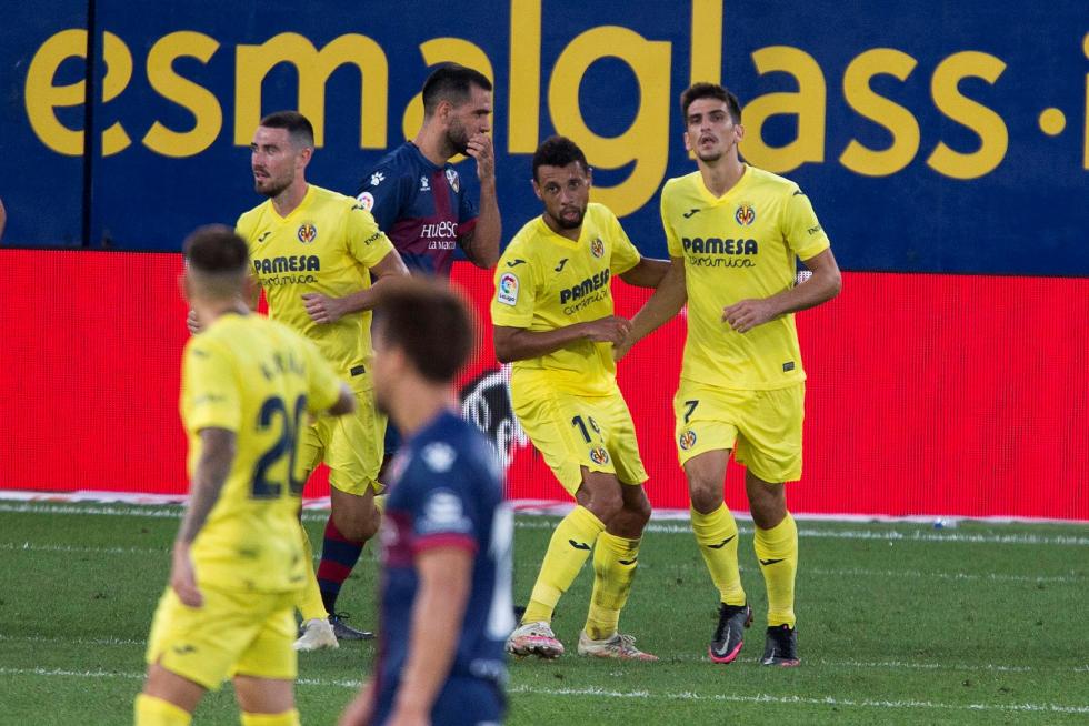 Imágenes del partido Villarreal-Huesca