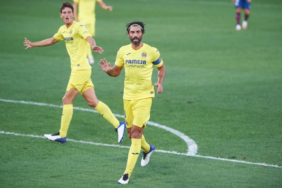 Imágenes del partido Villarreal-Huesca