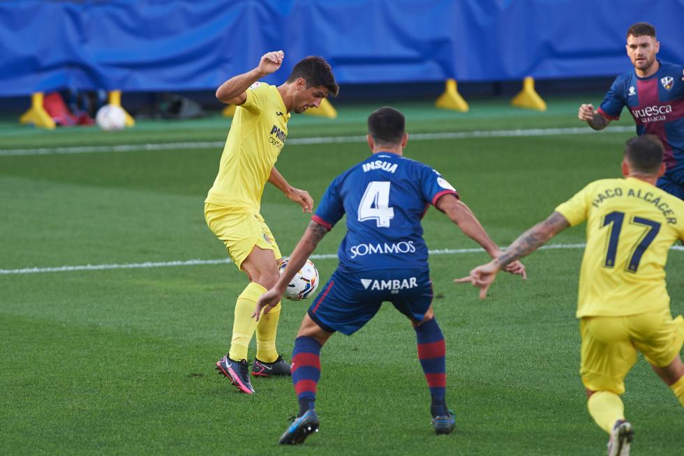 Imágenes del partido Villarreal-Huesca