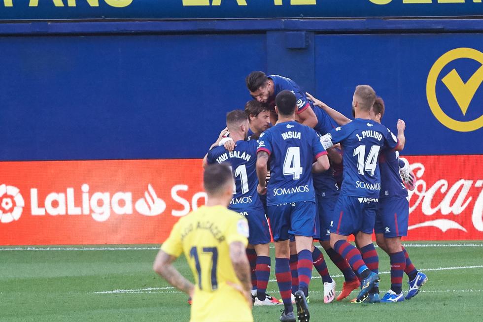 Imágenes del partido Villarreal-Huesca
