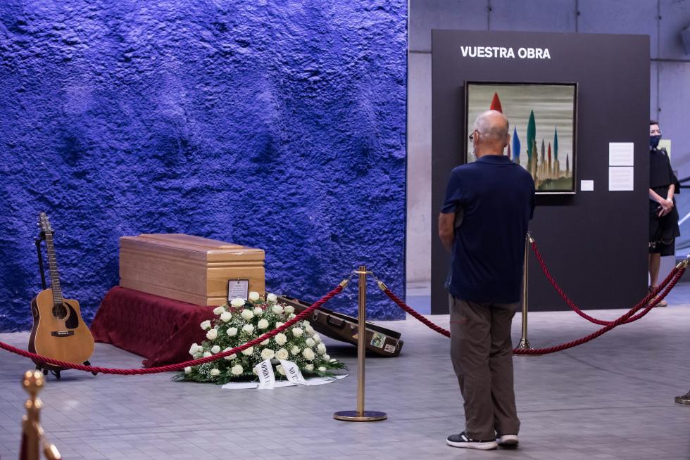 Los aragoneses despiden a Joaquín Carbonell.