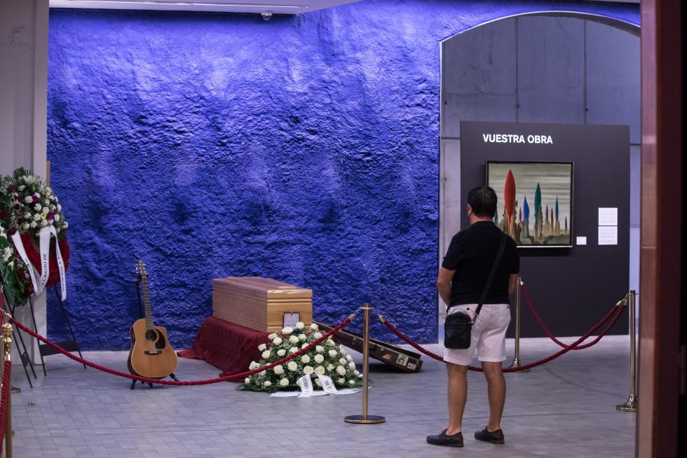 Los aragoneses despiden a Joaquín Carbonell.