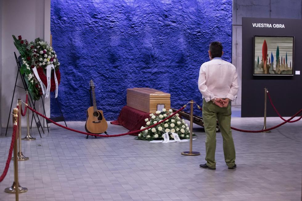 Los aragoneses despiden a Joaquín Carbonell.