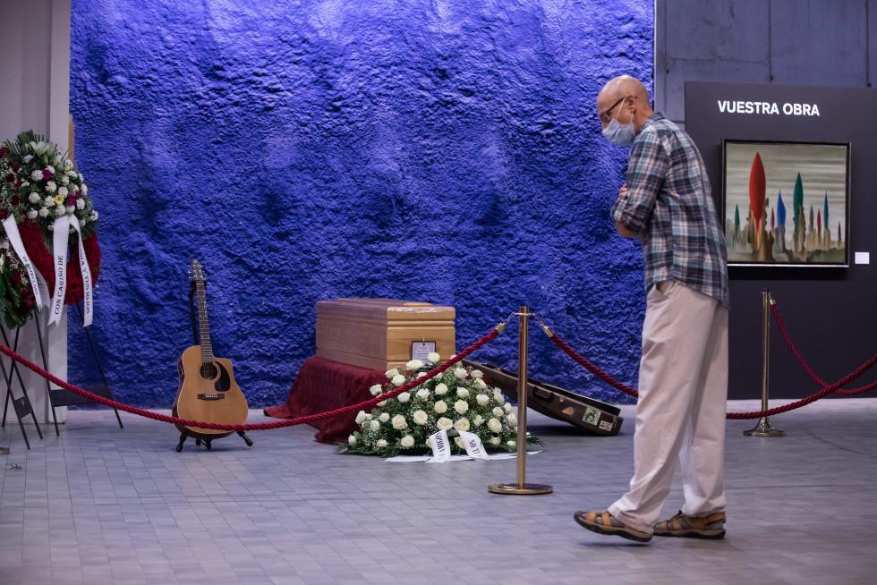 Los aragoneses despiden a Joaquín Carbonell.