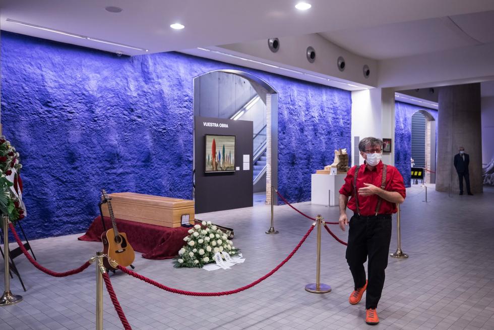 Los aragoneses despiden a Joaquín Carbonell.