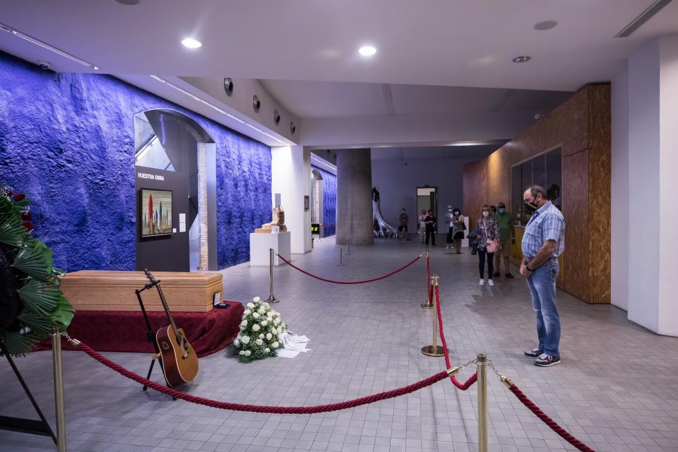 Los aragoneses despiden a Joaquín Carbonell.