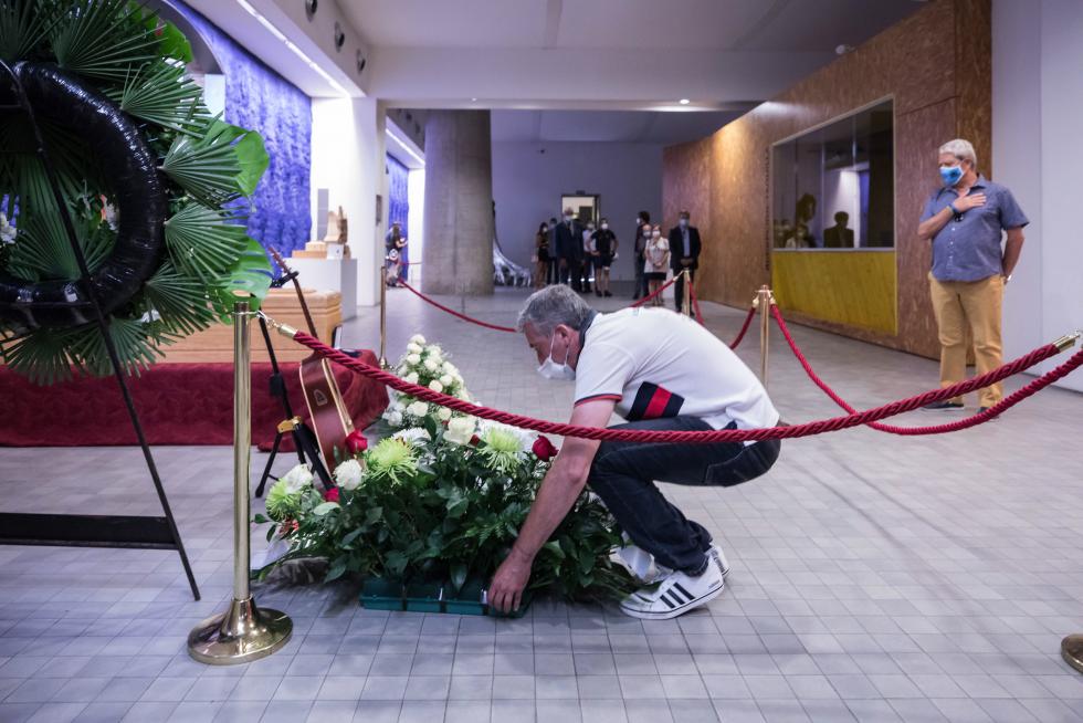 Los aragoneses despiden a Joaquín Carbonell.