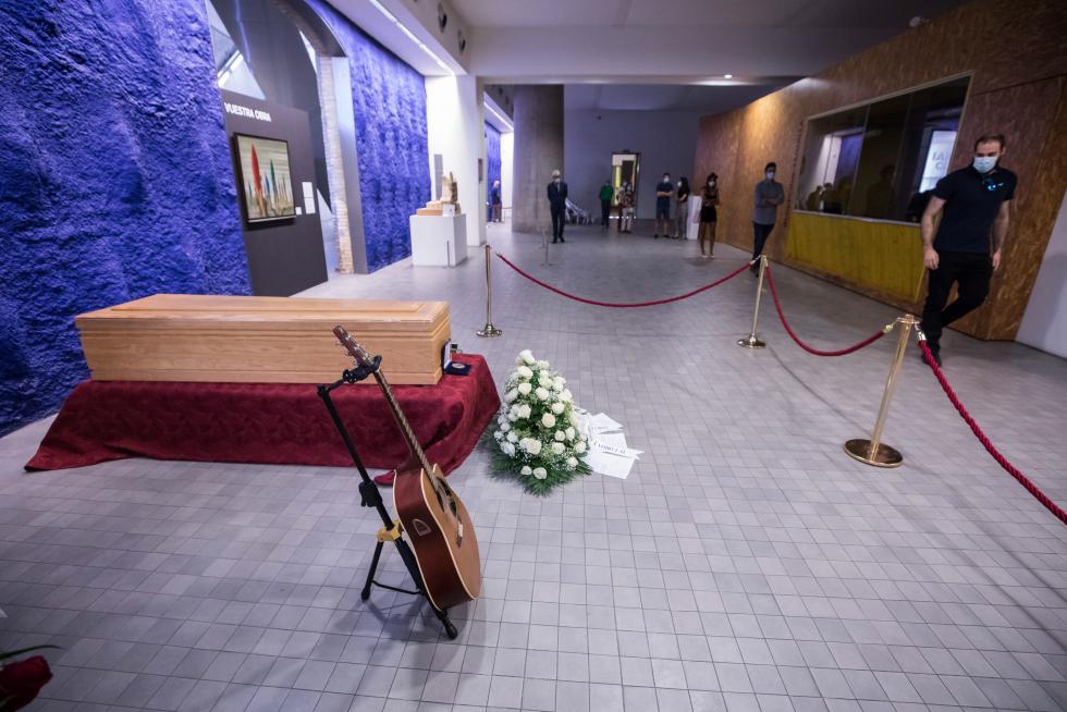 Los aragoneses despiden a Joaquín Carbonell.