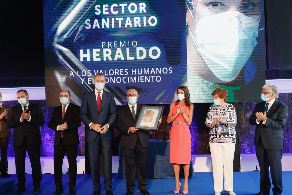 Los Reyes, en la entrega de los premios HERALDO