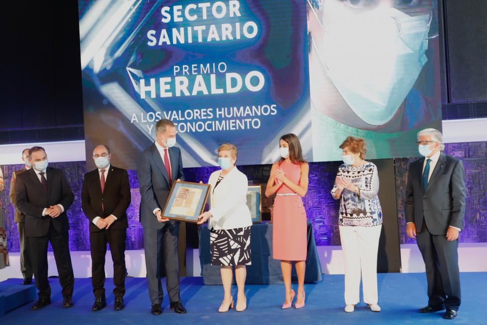 Los Reyes, en la entrega de los premios HERALDO