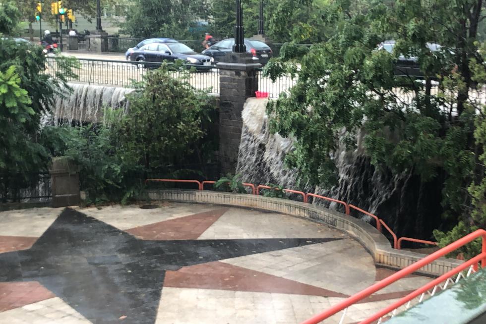 Afecciones de la lluvia torrencial en Zaragoza