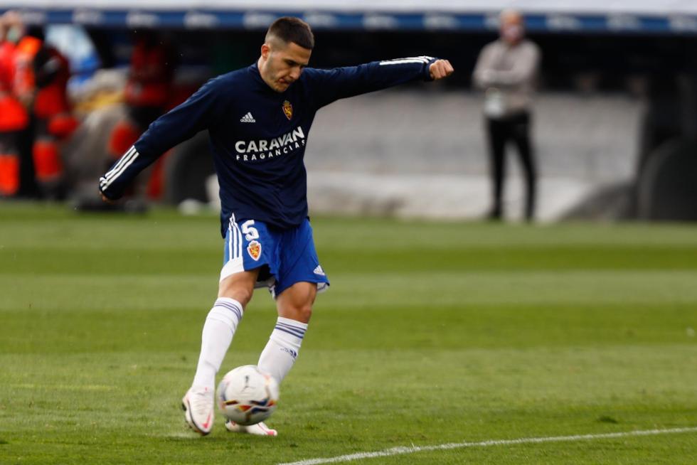 Real Zaragoza - Albacete: calentamiento antes del partido