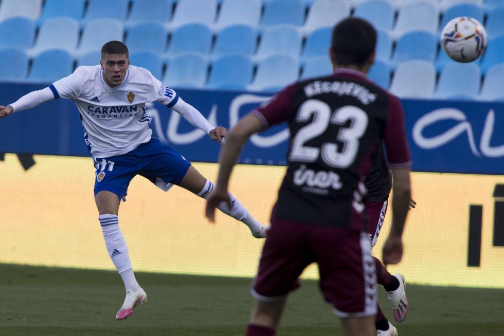 Real Zaragoza - Albacete: imágenes de la primera mitad del partido