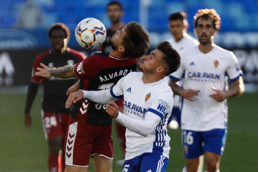 Real Zaragoza - Albacete: imágenes de la primera mitad del partido